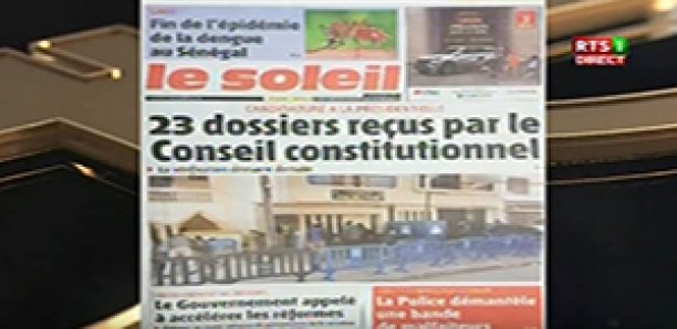 Revue de Presse de la RTS du 27 Décembre 2018