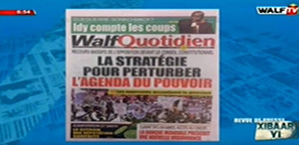 Revue de Presse WalfTv du Samedi 12 Janvier 2019