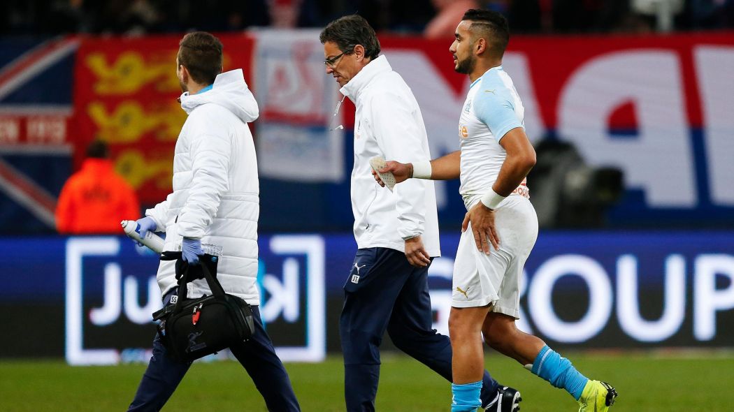 OM : Dimitri Payet, touché au genou, indisponible trois semaines