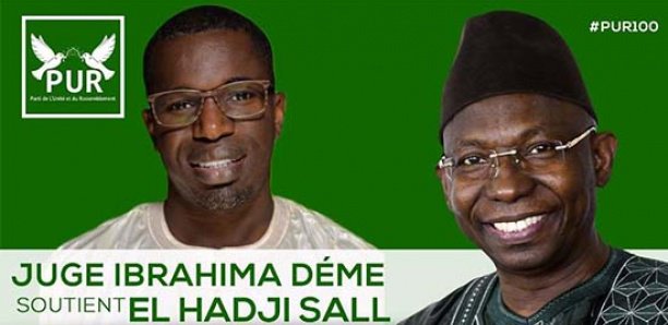 Juge Dème officialise son soutien pour le PUR