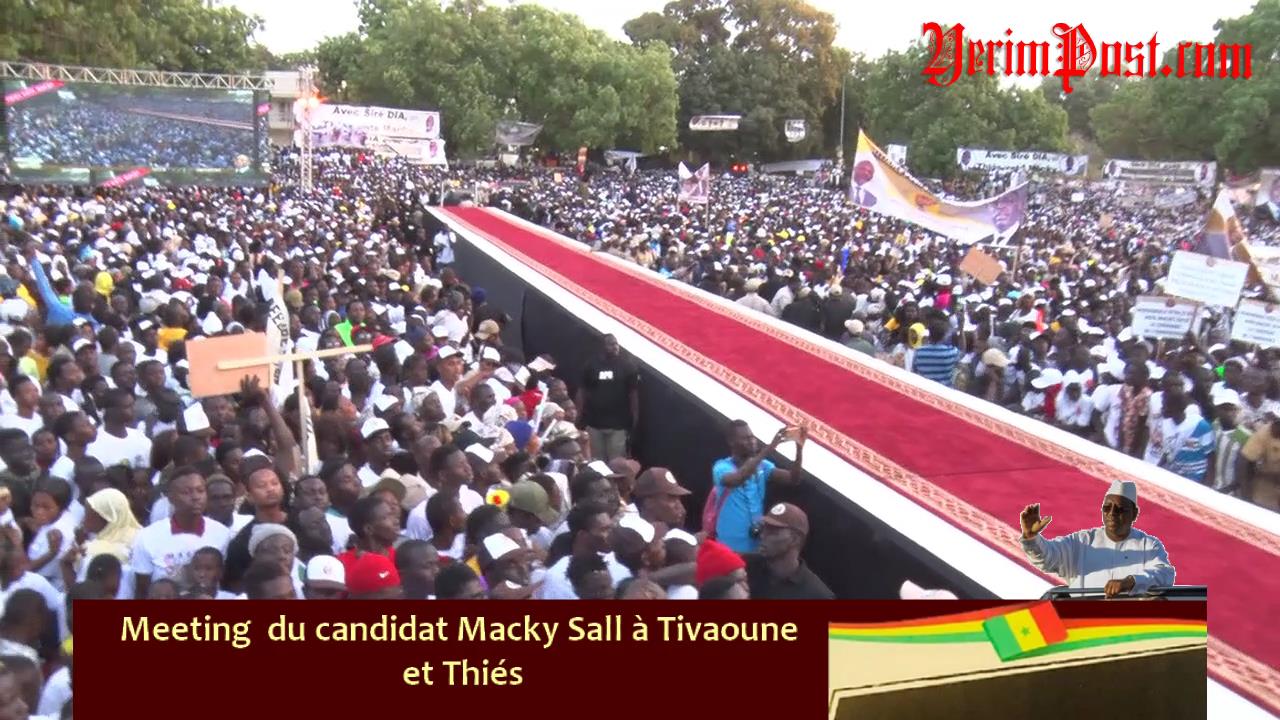 A Thiès, Macky a défié Idy sur ses terres !