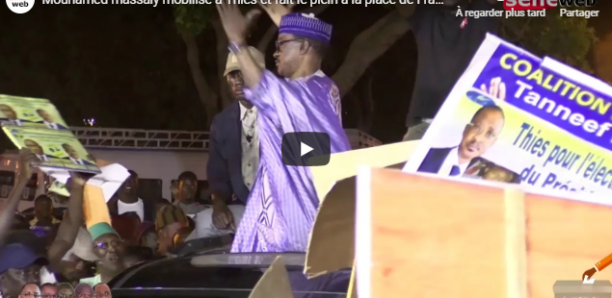 Présidentielle: Massaly et Thiès accueillent Me Madické Niang dans la liesse