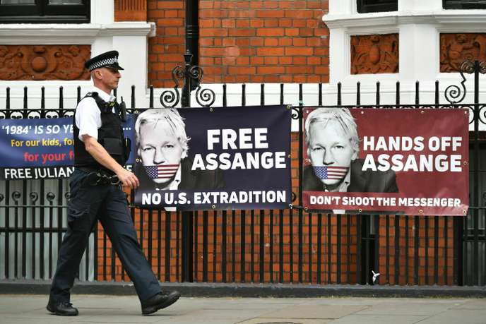 USA : Julian Assange inculpé d’espionnage par la justice américaine.