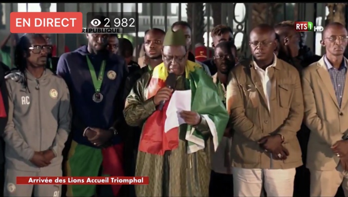 Le président Macky Sall offre une prime de 20 millions pour chaque Lion