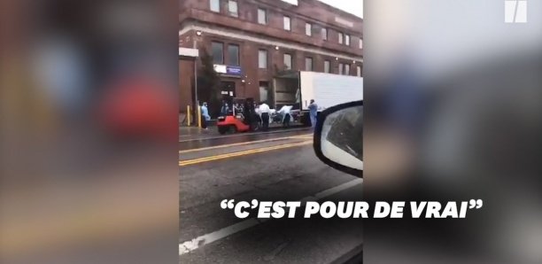 Coronavirus : À New York, un chariot élévateur et un camion frigorifié pour transporter les morts