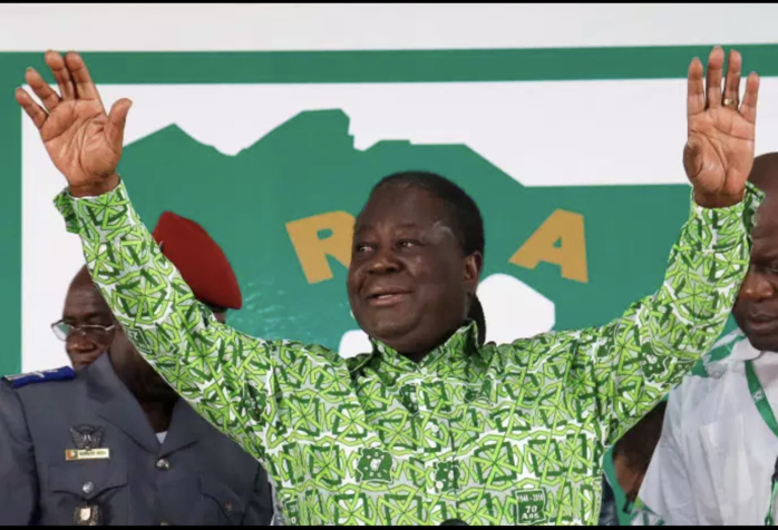 Présidentielle en Côte D'Ivoire : À 86 ans, Henri Konan Bédié investi par son parti.