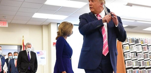 Présidentielle américaine : Donald Trump vote en Floride et se veut optimiste