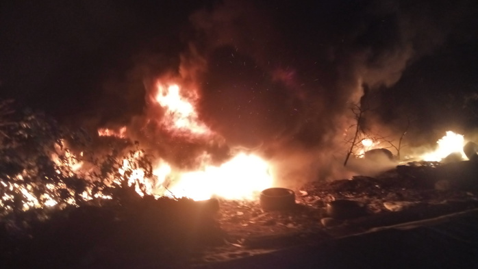 Un violent incendie s'est déclaré à Pikine (Technopole)