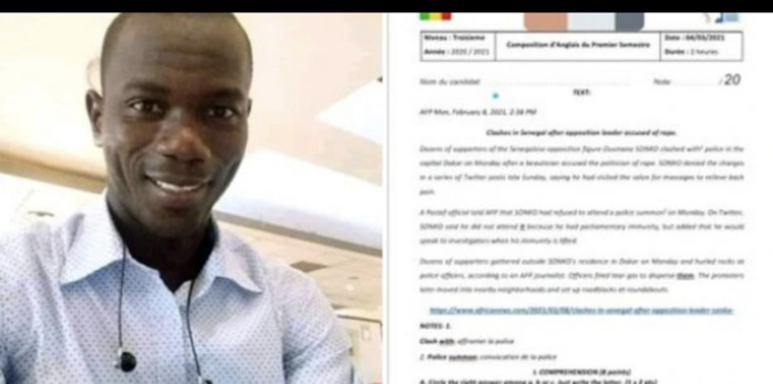 « Professeur radié pour avoir proposé un sujet sur l'affaire Sonko » : Le Ministère de l’éducation nationale dément formellement..