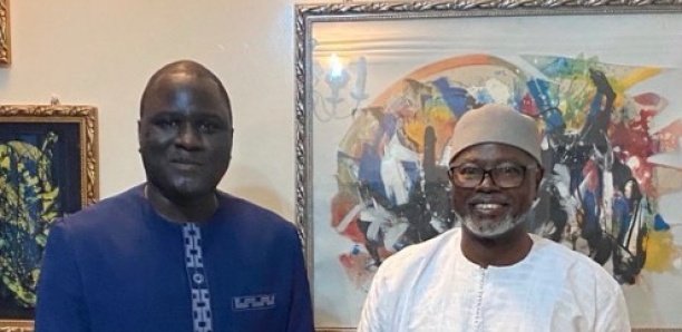 Déthié Fall reçu par Alioune Tine