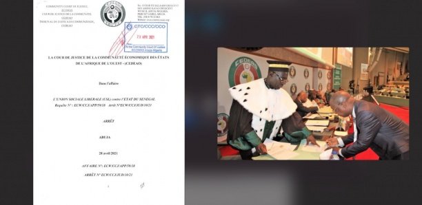 [Document] Suppression du parrainage au Sénégal : L'intégralité de la décision de la Cedeao