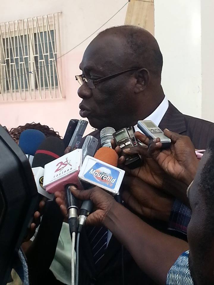 REGARDEZ. Les images de la Conférence de presse de Baba Tandian