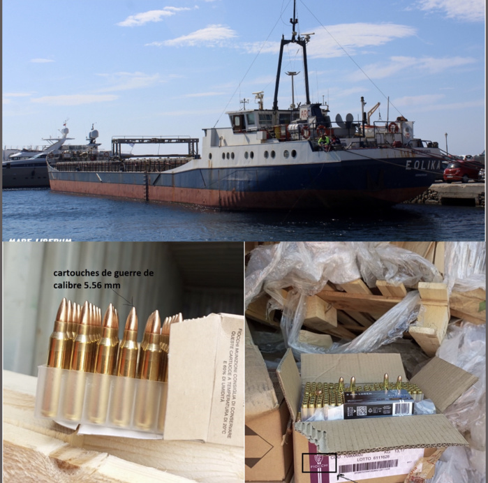 Munitions de guerre saisies à Dakar : le Guyana se dédouane et traque un homme impliqué dans l’immatriculation du navire « Eolika ».