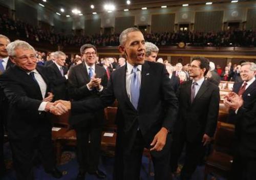 Discours sur l'état de l'Union :Obama met 2014 sous le signe de la “percée” économique