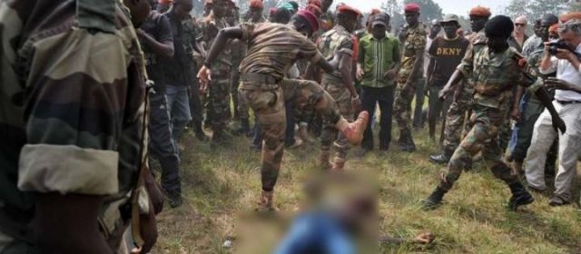 Bangui : des soldats lynchent un ex-rebelle présumé