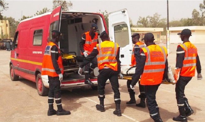 Gamboul: un accident fait quatre morts dont le sapeur pompier Mamadou Sène