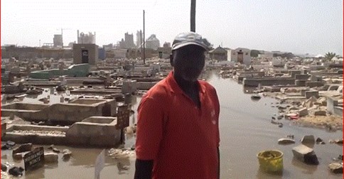 Furie de la mer à Rufisque, d’importants dégâts matériels estimés à 200millions FCFA