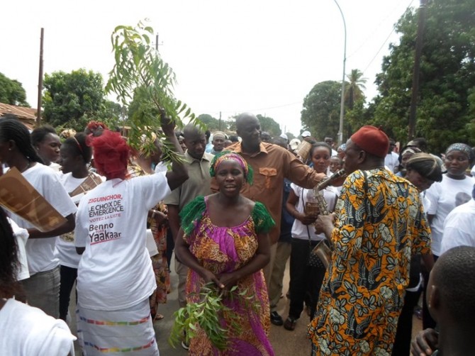 Ziguinchor, Benoît Sambou innove la « randonnée électorale »