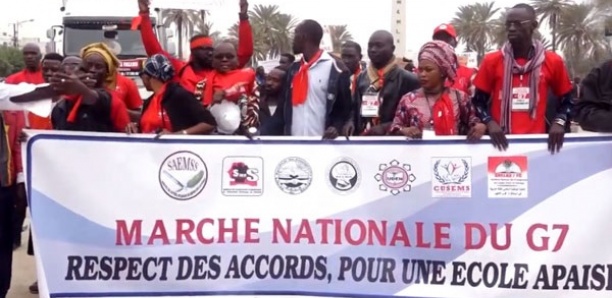 Bignona : Le G7 en mouvement de grève pour 72 heures
