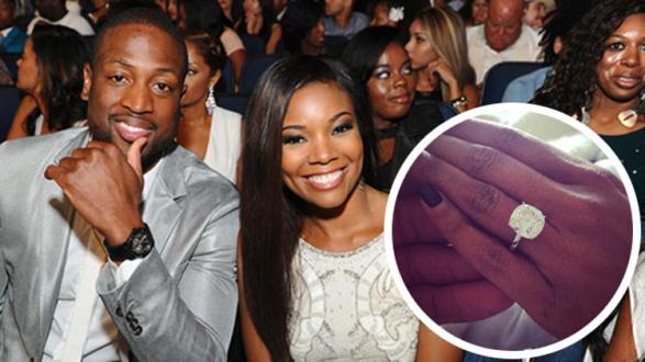La star de NBA, Wade et l’actrice Gabrielle Union vont se marier