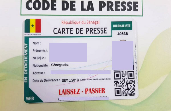 Jeudi 1er décembre : La Carte nationale de Presse devient obligatoire