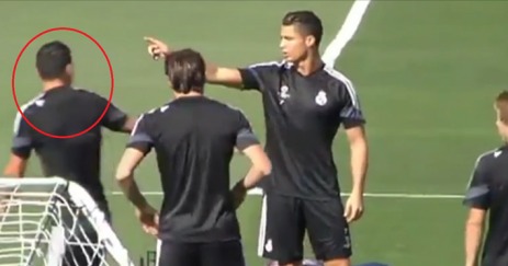 Quand Ronaldo éjecte James de son groupe d'entraînement