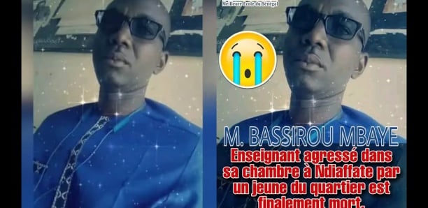 Enseignant tué à Ndiaffate: Le présumé meurtrier sera entendu par le juge d'instruction