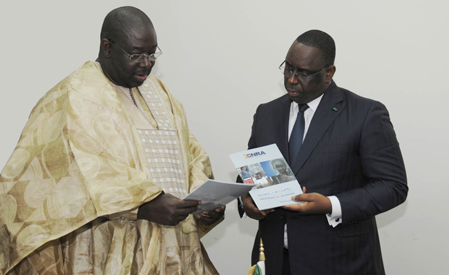 Remise du rapport annuel du CNRA : Discours du président Babacar Touré
