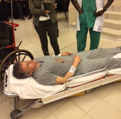 Bibo Bourgi évacué en France hier