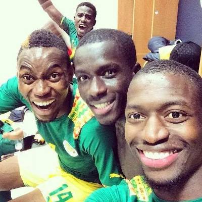 Apres leur victoire contre l’Egypte, les lions s’éclatent sur la toile