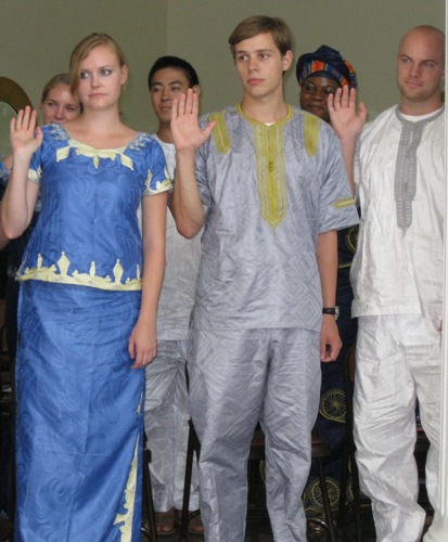 Thiès : 55 volontaires américains prêtent serment