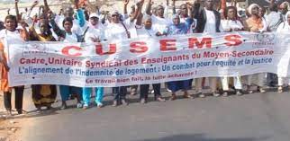 Education : Le SAEMSS et le CUSEMS annoncent un débrayage et une grève totale