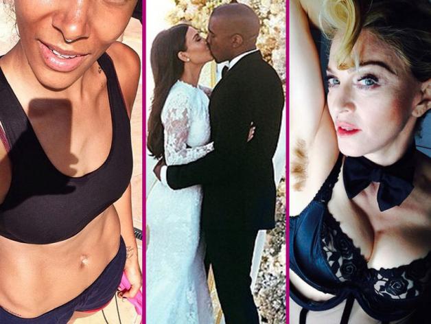 Rétro 2014 : Shy'm, Kim Kardashian, Madonna... L'année Instagram des stars