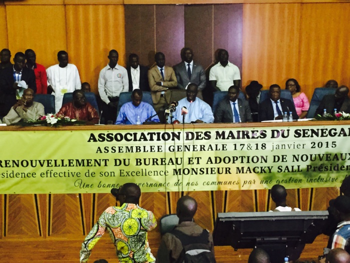 Aliou élu nouveau président de l'Association des maires du Sénégal(Ams)