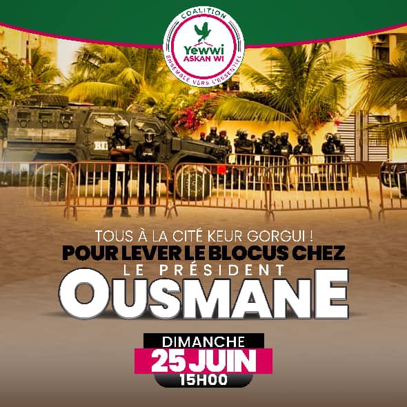 Appel à lever le blocus du domicile de Sonko ce dimanche: Fatou Blondin Diop évoque un « jour d’angoisse », Alioune Tine dénonce le mutisme de l’UA et la CEDEAO