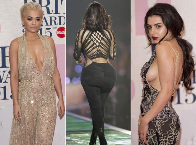 Rita Ora, Charli XCX, Kim Kardashian : bataille de tenues sexy aux BRIT Awards(Photos)