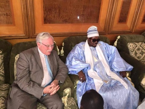 Paganon reçu par le khalife des mourides !