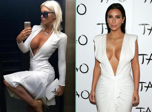 Kim Kardashian : une chanteuse serbe l’accuse de voler son look