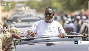Arrivée de Macky Sall à Kaolack, deuxième étape de sa tournée économique