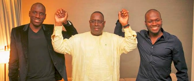 Demba Bâ et Moussa Sow reçus par Macky Sall à Istanbul