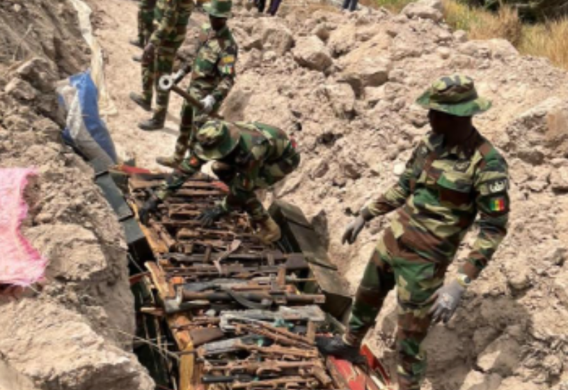 Ziguinchor : Les armes de guerre d'ex combattants du MFDC détruites