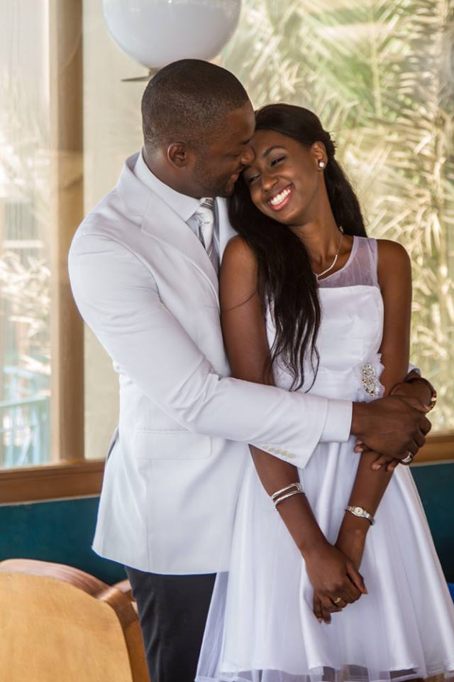 Shooting – Le mannequin Gorgui Douw Cissé en complicité avec sa belle femme Ama Ba