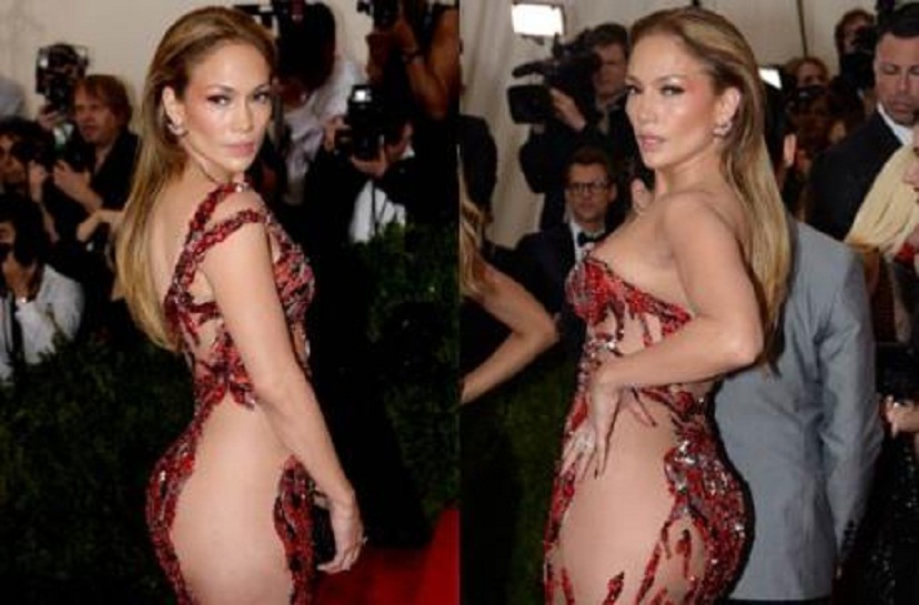 Jennifer Lopez : robe transparente sur le tapis rouge du MET Ball