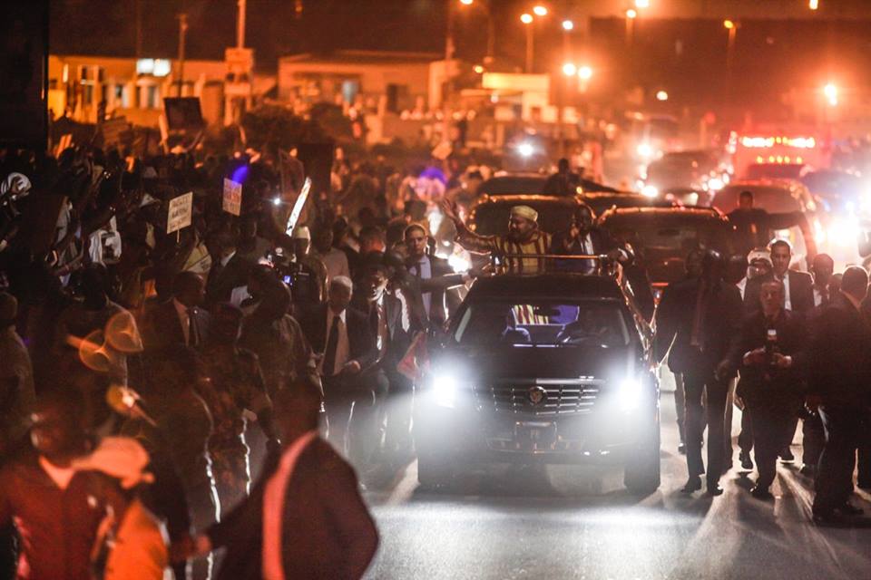 Arrivée de Mohamed VI hier  à Dakar en image(Photos)