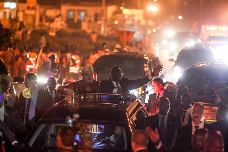 Arrivée de Mohamed VI hier  à Dakar en image(Photos)