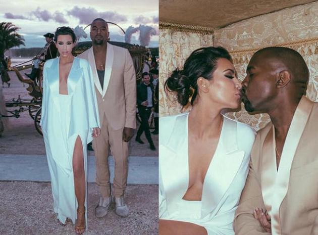 Des photos inédites du mariage de Kanye West et Kim Kardashian