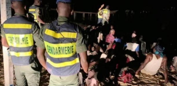 Mbour: La gendarmerie déjoue une nouvelle embarcation, 55 migrants interpellés