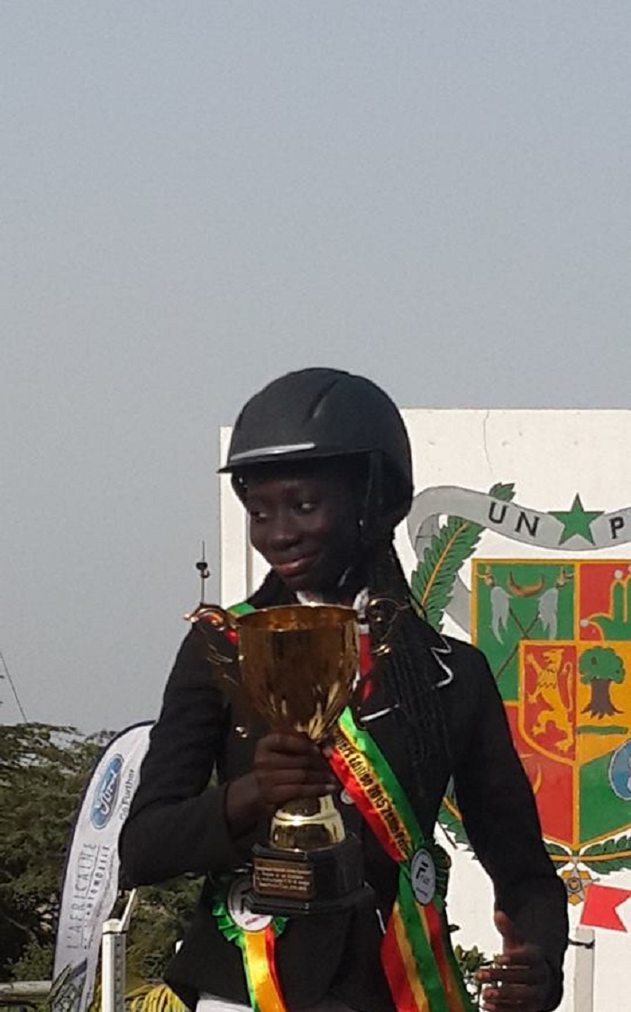 Equitation : Mariama Mboup, la fille de Serigne Mboup, 2ème dans sa catégorie