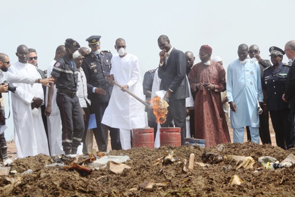 Drogue : 1,127 tonne de cannabis incinérée
