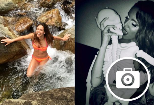 Lady Gaga montre ses seins, Caroline Receveur en bikini...